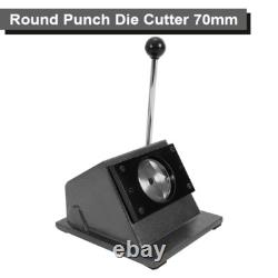 Button Maker 70mm Card Badge Punch Press Machine 500grams Parts Circle Cutter