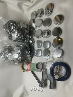 Button Maker Badge-Making 2 1/4 Badge-A-Minit Lot Press Blanks Circle Cutter