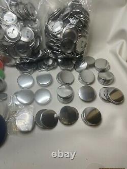 Button Maker Badge-Making 2 1/4 Badge-A-Minit Lot Press Blanks Circle Cutter