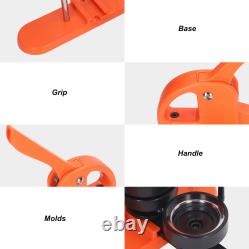 Button Maker DIY Button Press Machine with Pin Parts Circle Cutter Manual Tools