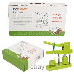 Button Maker Machine Badge Press Machine 25mm+100 Buttons+25mm Circle Cutter D