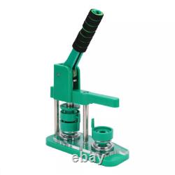 Button Maker Machine Badge Press Machine Circle Cutter 32mm 100 Buttons Kit