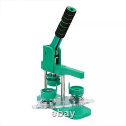 Button Maker Machine Badge Press Machine Circle Cutter 32mm 100 Buttons Kit