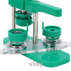 Button Maker Machine Badge Press Machine Circle Cutter 32mm 100 Buttons Kit