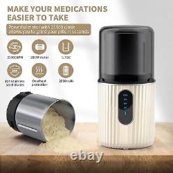 Cordless Electric Pill Crusher Grinder Pill Cutters for Small or Large Pill