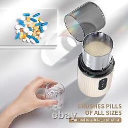 Cordless Electric Pill Crusher Grinder Pill Cutters for Small or Large Pill