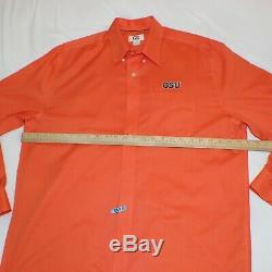 Cutter & Buck OSU mens L long sleeve button down shirt cleaned and pressed