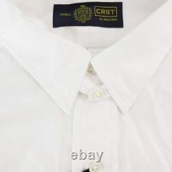 DIGAWELL x J. PRESS CRST TAG DRESS SHIRT CUTTER LONG SLEEVE LOGO OVERSIZE 2M Used
