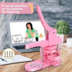 DIY Button Badge Maker Machine Circle Cutter Badge Press Maker Machine Home