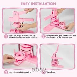 DIY Button Badge Maker Machine Circle Cutter Badge Press Maker Machine Home