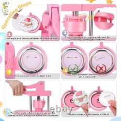 DIY Button Badge Maker Machine Circle Cutter Badge Press Maker Machine Home