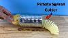 How To Make A Spiral Potato Cutter Diy Spring Potato Machine