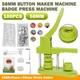 NEW 25mm 58mm Button Maker Badge Press Machine Circle Cutter 100 Buttons 3 Dies