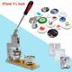 New 37/44/50/58mm Button Maker Machine Badge Making Pin Press With Circle Cutter
