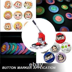 New 75mm Button Badge Maker Machine Press Punch Button Parts Circle Cutter