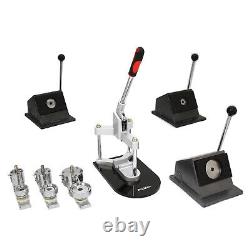 PixMax 25/37/58mm Badge Maker Bundle Cutter + Button Pin Machine Making Kit