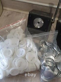 PixMax 25/37/58mm Badge Maker Bundle Cutter + Button Pin Machine Making Kit