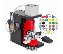 Pneumatic Badge making machine 25-75MM Badge Maker Pin Button Press Cutter 0.5W