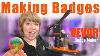 Reviewing Vevor Badge Button Maker Making Diy Badges Pins Jmb 32 Unboxing