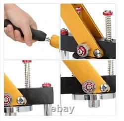Rotate Button Maker Badge Punch Press Machine 100pcs Parts Paper Cutter 25-75mm
