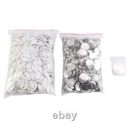 Steel 25mm Badge Press Maker Machine Buttons 1000 Button Parts with Circle Cutter