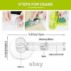 UK 58mm Button Maker Machine Badge Press Tool + 100 Button + 58mm Circle Cutter