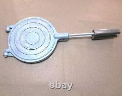 VTG USSR Metal Cookie Cutter Baking Mold Maker Press Pinocchio Bakelite Handles