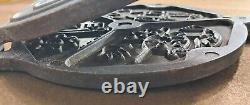 VTG USSR Metal Cookie Cutter Baking Mold Maker Press Pinocchio Bakelite Handles