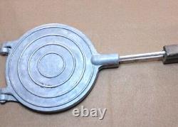 VTG USSR Metal Cookie Cutter Baking Mold Maker Press Pinocchio Bakelite Handles