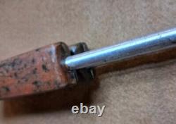 VTG USSR Metal Cookie Cutter Baking Mold Maker Press Pinocchio Bakelite Handles