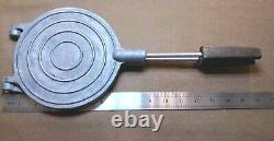 VTG USSR Metal Cookie Cutter Baking Mold Maker Press Pinocchio Bakelite Handles