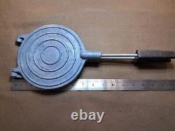 VTG USSR Metal Cookie Cutter Baking Mold Maker Press Pinocchio Bakelite Handles