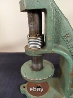 Vintage Handy Junior Button Press With Dies & Cutters