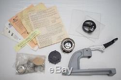 Vintage Mr Button 2 1/3 Button Press Pinback Button Maker Machine Bundle Cutter