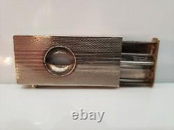 WWII Era Donatus, 1-handed, press button Spring Open Cigar Cutter Solingen 163/6