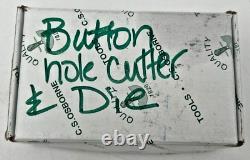 W-1 Hand Press Button Cover Die & Hole Cutter (heavy) #30 3/4 121602